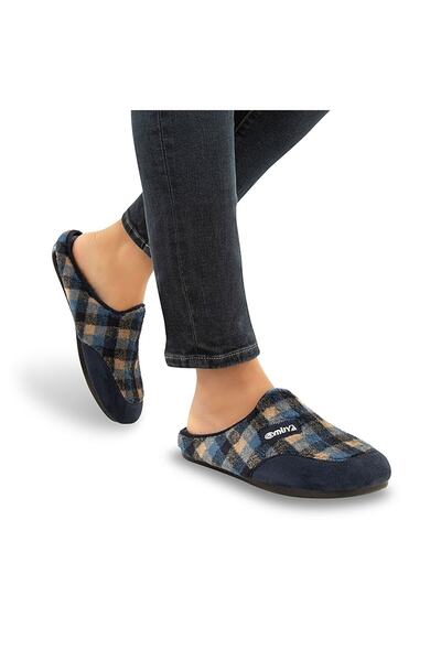 Muya Tauri pentru bărbați, albastru marin, pentru interior papuci 31801-3603 ...