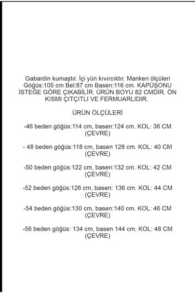 By Alba Collection Women's Short Gabardine Curly Inside Plus Size Coat Claret Red