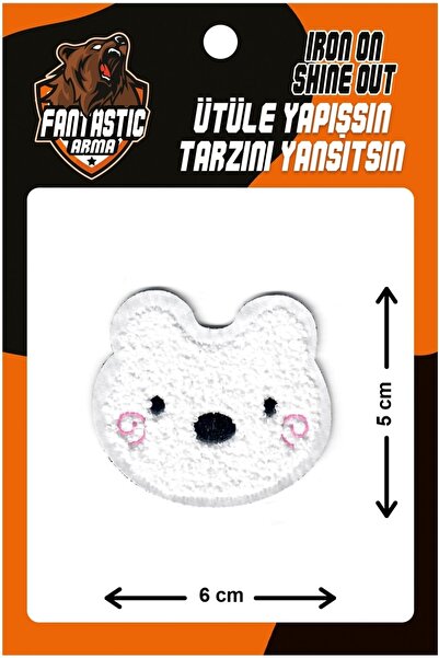 FANTASTIC ARMA Ütü Ile Yapışan Dokuma Peluş, Kolej, Punch, Hayvan, Kedicik, K...