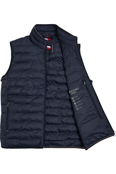 Tommy Hilfiger Παλτό από ανακυκλωμένο γιλέκο Navy Blue Vest