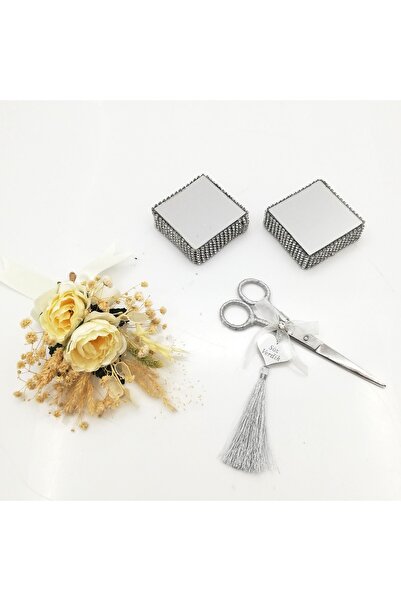 Lora Davet Слово «Нішан Макас». Набір з каблучки та квітів 1 шт. Срібло 53757