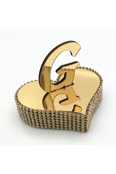 Lora Davet Δίσκος αρραβώνων Letter Ring Riser G 1 τεμάχιο χρυσό 53515