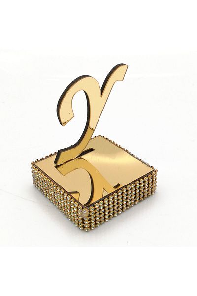 Lora Davet Δίσκος αρραβώνων Letter Ring Riser Y 1 τεμάχιο χρυσό 53611