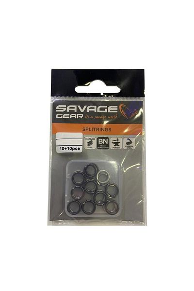 Savage Gear Splitring 7mm 103 Lbs 47 Kg Ss+bln 10+10