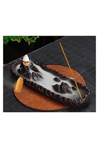 morlalem m Geri Akışlı 18cm Uzun Dağ Tütsülük Silikon Kalıp K-965