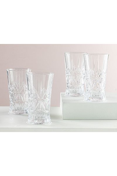 English Home Vera Glass 4-Piece Soft Drink Glass 290 ml