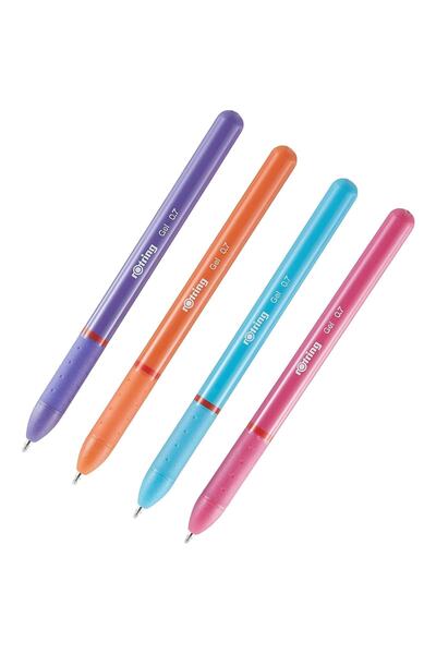 Rotring Jel Mürekkepli Kalem 4'lü Canlı Renkler