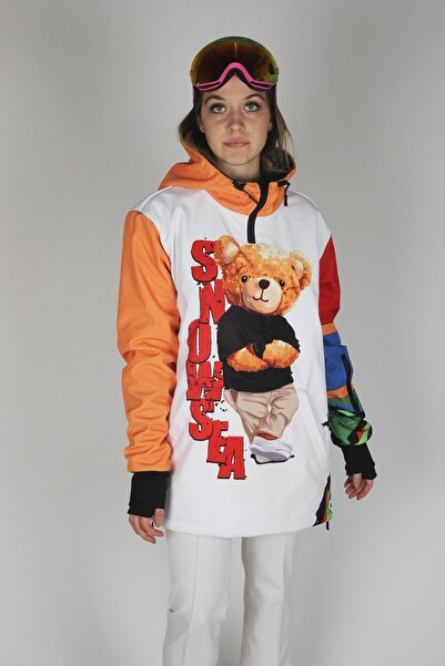 SNOWSEA Bear Ss7799 Kadın Kayak Montu, 1. Kalite Unisex Snowboard Montu
