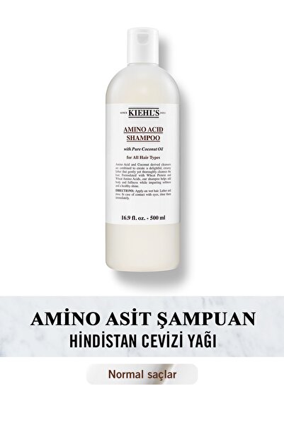 Kiehl's Amino Acid Normal Saçlar İçin Hindistan Cevizi Yağı İçeren Şampuan 50...