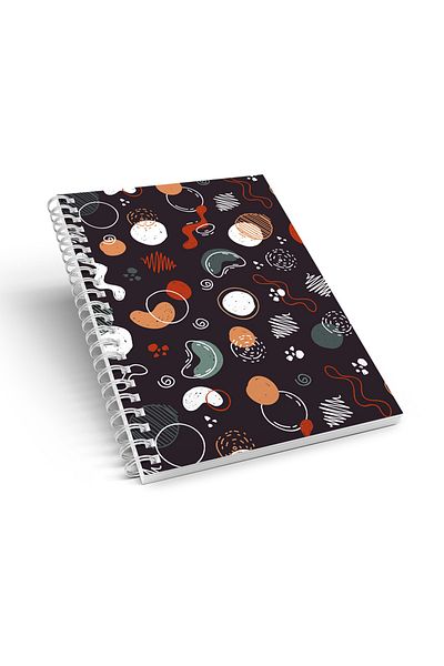 CoNotes دفتر ملاحظات مخطط حلزوني مقاس A5 (15x21 سم)