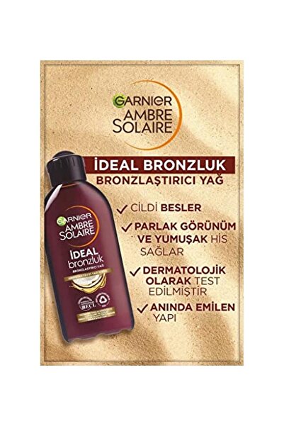 Garnier Ambre Solaire Ideal Bronzluk Bronzlaştırıcı Yağ 200 Ml 1 Paket (1 X 2...
