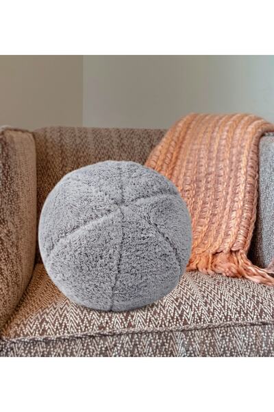 Özgüner Oyuncak Decorative Plush Ball Throw Pillow