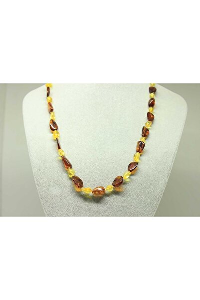 Yasamtohumu Velika ogrlica od jantara (24655)