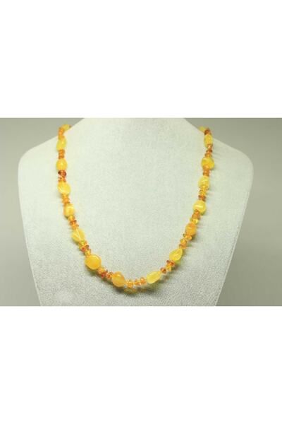 Yasamtohumu Велике намисто з бурштину (24620)