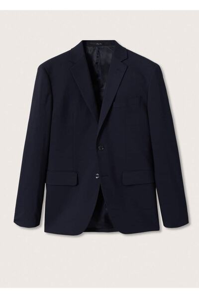 MANGO Man Dar Kesim Blazer Ceket