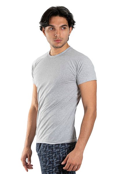 Gizem iç giyim Crew Neck Short Sleeve Undershirt 6 Pack