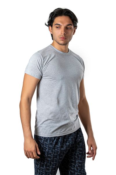 Gizem iç giyim Crew Neck Short Sleeve Undershirt 6 Pack