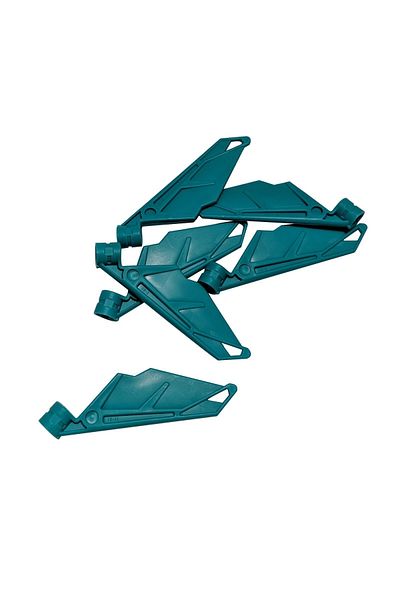 LEGO Original Accessory Custom Bionicle Wing Small Small Axle Hole Turquoise Wing 2 Pieces to Send