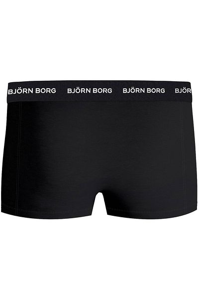 Björn Borg BJÖRN BORG Herren Trunks, 3er-Pack – Unterhosen, Shorts, Baumwolle, Logobund, Einfarbig
