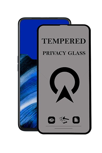 KZY İletişim Oppo Reno 2z Tam Kaplayan Privacy Hayalet Temperli Ekran Koruycu...