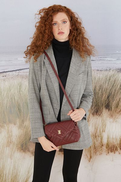 Pierre Cardin Claret Red Women's Shoulder Bag 05PO22K1621