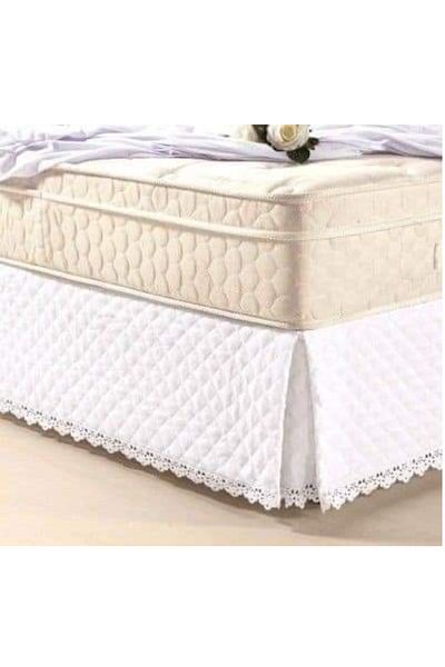METİNEV Quilted Base Skirt White