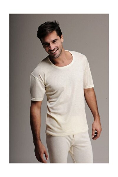 Hasyün Erkek Kısa Kol Yün Termal Fanila