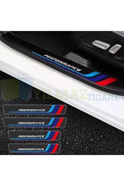 yılmazetic Bmw M Logo Performance Arma Karbon Kapı Eşiği Koruma Araba Etiket ...