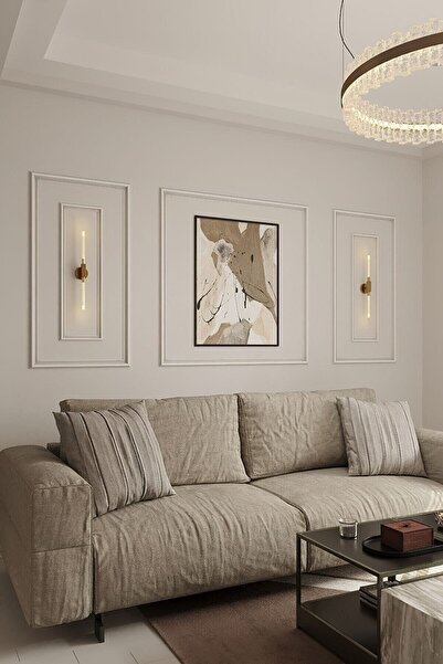 ANKARA KARTONPİYER Dekoratif Boyanabilir 5 Adet Hazır Kesimli Çerçeve 2,5 Cm