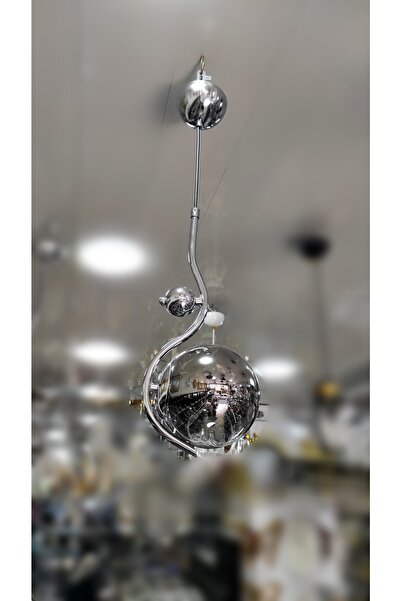 GÖLGE ZÜCCACİYE Yılan Tekli Gümüş Avize