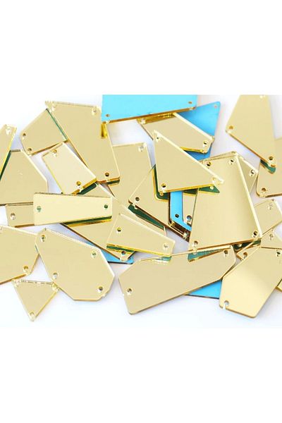 Aker Hediyelik Laser Cut 3cm 100 Τεμάχια Διακοσμητικό Μοντέλο με Καθρέφτη