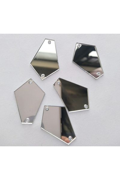 Aker Hediyelik 40 Τεμάχια 4cm Τρυπημένα Σκουλαρίκια Ακρυλικά