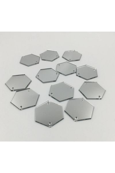 Aker Hediyelik 3cm 30 Τεμάχια Henna Gift Ακρυλικό Υλικό - Κολλητικό με τρύπα