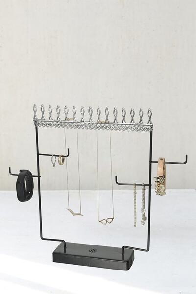 MG HOME Tasarım Dekoratif Metal Takı Askılığı Takı Standı Vildan