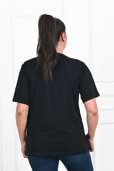 Koza Butik Γυναικείο μπλουζάκι με λαιμόκοψη V Basic (1297)