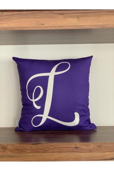 KIRLENTİM Ljubičasta pozadina, belo slovo L, Digitalna štampa komada, dvostra...