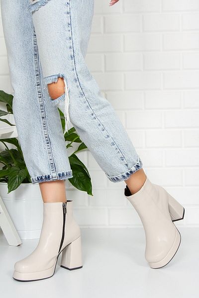 BAYRAMOĞLU KUNDURA Byk 189 Kılınç Skin Platform Heeled Daily Comfortable Stylish Γυναικείες μπότες σόλας Tpu