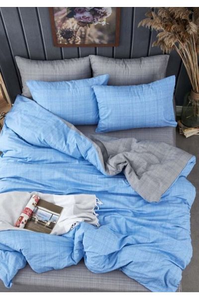 miss linda home collection Set cuvertură dublu față-verso din bumbac 100%