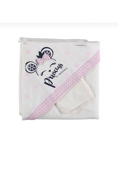 Miniworld Princess Towel with Bow for Girl - Eraser Design