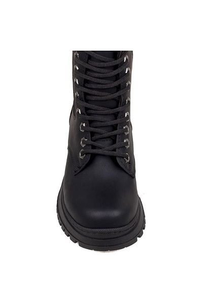 enoch Γυναικείες μαύρες μπότες από τεχνητό Nubuck 6859022