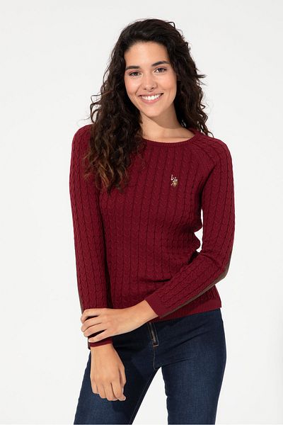 U.S. Polo Assn. Red Women's Sweater