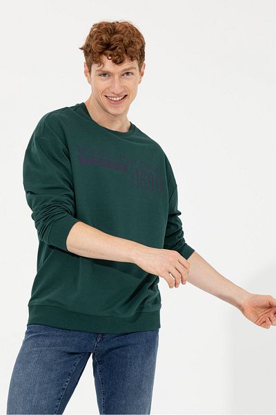 U.S. Polo Assn. Green Men's Sweatshirt