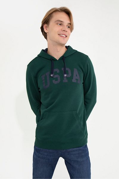 U.S. Polo Assn. Πράσινο ανδρικό φούτερ