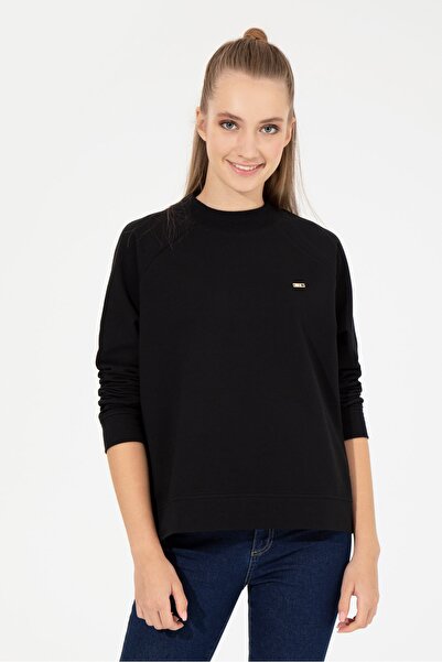 U.S. Polo Assn. Siyah Kadın Sweatshirt