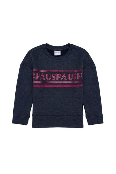 U.S. Polo Assn. Тъмносин суичър за момиче
