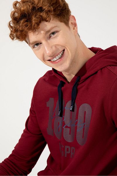 U.S. Polo Assn. Men's Red Sweatshirt
