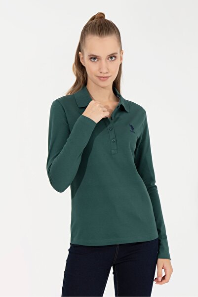 U.S. Polo Assn. Yeşil Kadın Sweatshirt