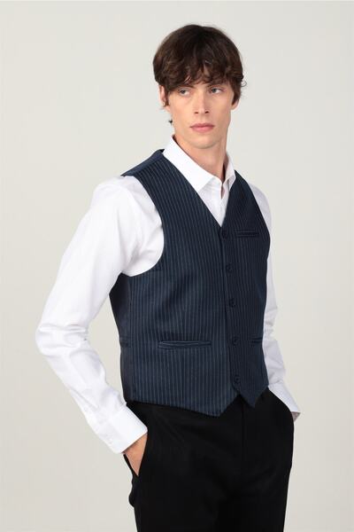Tudors Floated ριγέ ανδρικό γιλέκο