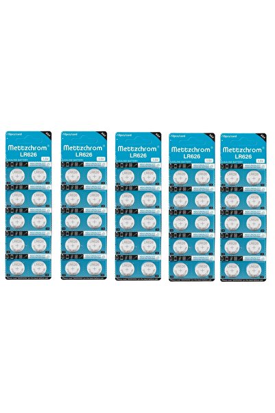 Mettzchrom Kol Saat Pili Sr626 Sw 377a Lr626 Ag4 Sr626sw 1.5v Kol Saati Pili 50'li Sr 626 Sw Pil