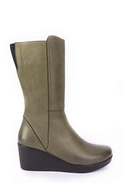 Elile Shoes Hakiki Deri 35 Numaradan 41-42-43-44 Numaraya Kadar Geniş Baldır Kadın Uzun Bot